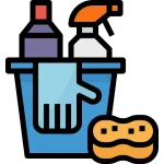 تنظيف وتعقيم المناطق المتضررة